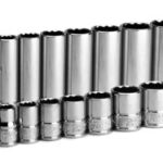 1/2" Drive Deep Socket Chrome 12 PT