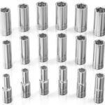 1/2" Drive Deep Socket Chrome 6PT