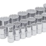 1/2" Drive Short Socket Chrome 12PT