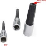 1/2" Drive Torx Socket Bit with hole100mm