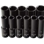 1/2" Drive Deep Impact Socket Black