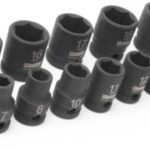 1/2" Drive Short Impact Socket Black
