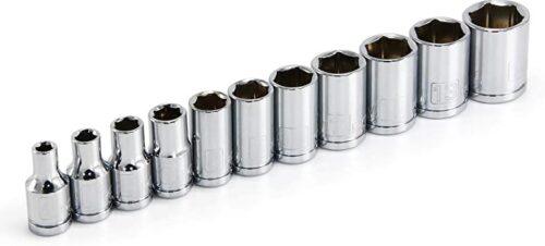 1/4" Drive Short Socket 6PT