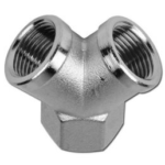 2 Way Y Connector1/2 Crm Itlay 29D 1/2 (F)