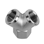 2 Way Y Connector3/8 Crm Itlay 29D 3/8 (F)