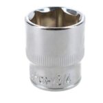 3/4 Drive Short Socket Chrome 6PT