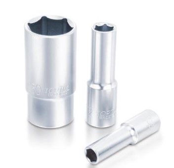 3/8" Drive Deep Socket Chrome 6PT