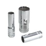 3/8" Drive Deep Socket Chrome 12PT