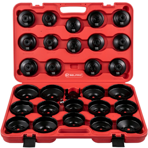 71930 Selta 30 Pcs Steel Filter Cup Wrench Set