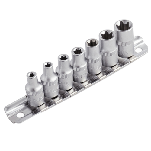 72604DE Selpro 1/4 Dr 4 Pc Deep E Socket Set E6-E1