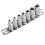 72607E Selpro 1/4" Dr 7 Pc E Socket Set E4-E12