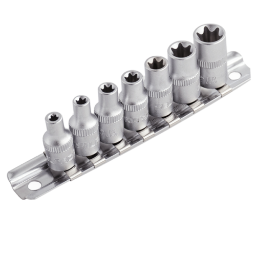 72607E Selpro 1/4" Dr 7 Pc E Socket Set E4-E12