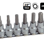 73008h Selpro 3/8"dr 8pc Hex Skt Bit Set H3-H10