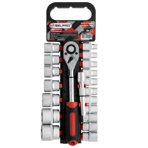 74520MS Selta 20 Pcs 1/2" Dr. Skt Set 6PT