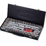 74541 Selta 41 Pcs 1/2 Dr Skt Set 6pt mm & Sea