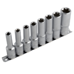 74608 Selpro 8 Pcs 1/2" Dr. Deep E Skt Set