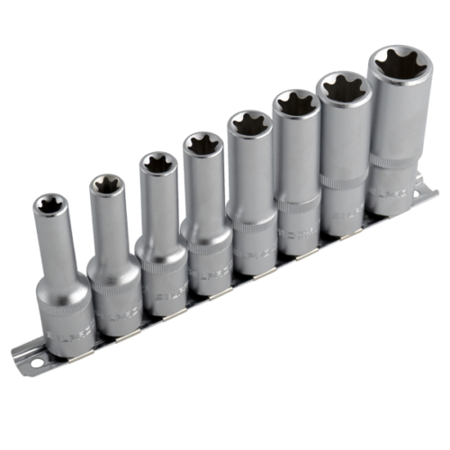 74608 Selpro 8 Pcs 1/2" Dr. Deep E Skt Set