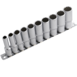 74910D Selpro 1/2 Dr Deep Socket Set 12pt 10pcs