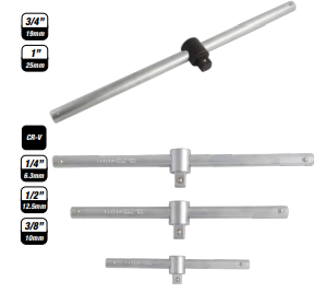 7632115 Selta 1/4" Dr. Sliding T Bar