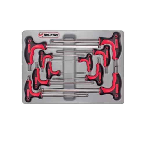 76510S Selta 10 Pcs T Handl Hex S/driver Set
