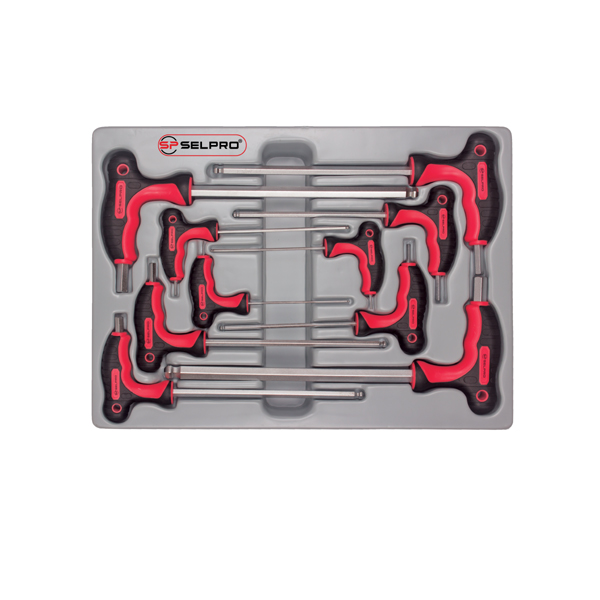 76510S Selta 10 Pcs T Handl Hex Sdriver Set