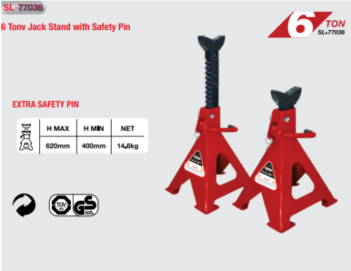 77036 Selpro Jack Stand W/t Safety Pin