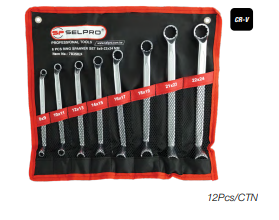 7835824 Selta Double Ring Spanner Set 8x9-22x24MM