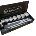 8914 Selta 14 Pcs 1" Dr. Skt Set 12PT