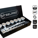 8922 Selta 22 Pcs 1" Dr. Skt Set