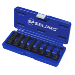 9087 Selta 1/2" Dr. Imp Hex Skt Bit Set