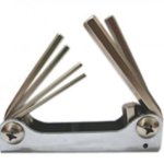 Am 496-5021 6pcs Folding Hex Key Set Chorm