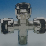 CROSS CONNECTION W/3 NUTS 3/8", ITALY