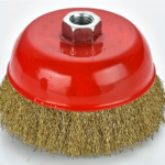 Cup Brush Brass 5" China