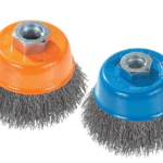 Cup Brush Crimpted 2.5" SS M10 x 65