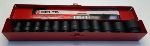Selta 12pc 1/2" Dr Short Impact Socket Set 10-24mm ST-94512S